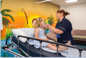 Widnes urgent care centre childrens room