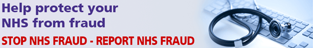 NHS Fraud Banner